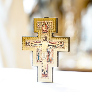 이태리 성 다미아노 걸이용 십자가 (小) 13cm